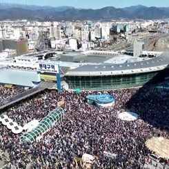 [포토] 동대구역 '尹 탄핵 반대' 집회…2만5000명 운집