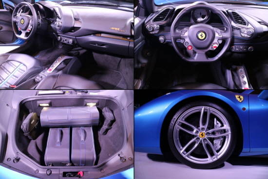 페라리의 공기흐름에 대한 연구는 쾌적한 실내까지 고려된 것이 특징이다. = 노병우 기자