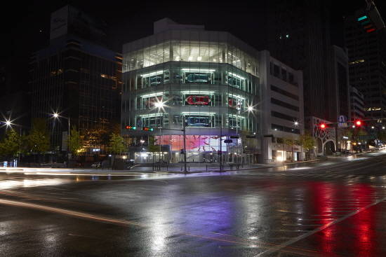 현대 모터스튜디오 서울 외관 전경. ⓒ 현대자동차