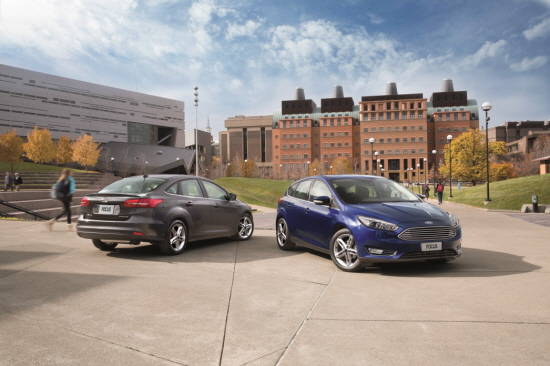 포드의 대표 준중형 모델인 포커스에 1.5ℓ 듀라토크 TDCi 디젤 엔진을 장착한 '2016 포커스 디젤'. ⓒ 포드코리아