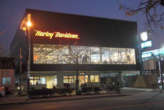 할리데이비슨 부산점 전경. ⓒ 할리데이비슨 코리아