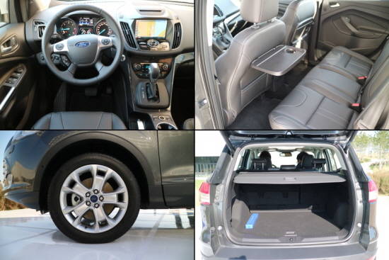 뉴 쿠가의 운전석, 뒷좌석 공간, 휠, 트렁크 공간. = 노병우 기자