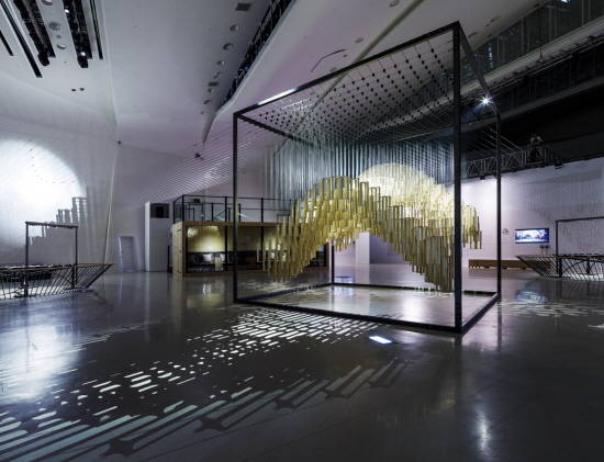 '스컬프쳐 인 모션' 2세대 '헬리오 커브' 작품. ⓒ 현대자동차