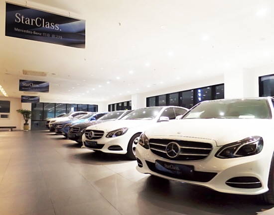 메르세데스-벤츠 인증 중고차 금정 전시장. ⓒ 메르세데스-벤츠 코리아
