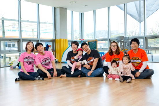 가족친화 프로그램에 참여한 할리데이비슨 코리아 임직원들. ⓒ 할리데이비슨 코리아