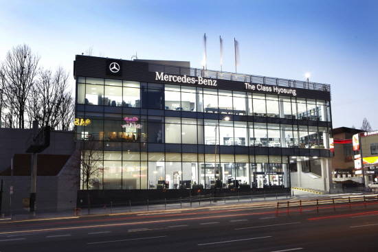 메르세데스-벤츠 코리아 죽전 서비스센터 전경. ⓒ 메르세데스-벤츠 코리아