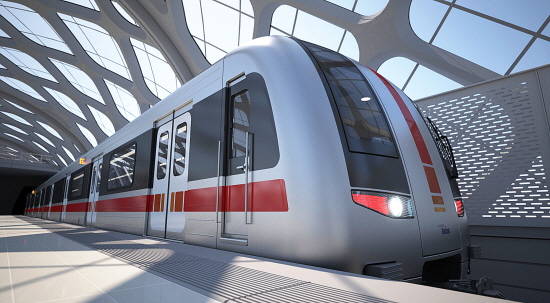 현대로템이 수주한 필리핀 마닐라 전동차 조감도. ⓒ 현대로템