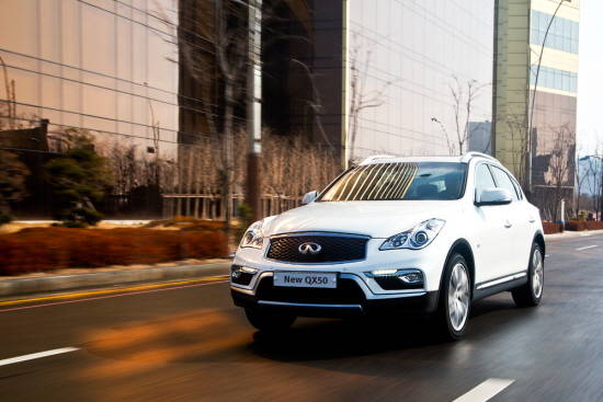 뉴 QX50은 인피니티 코리아가 국내 D세그먼트 SUV 중 최초로 선보이는 롱 휠베이스 모델이다. ⓒ 인피니티 코리아
