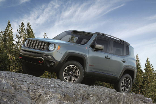 올해 지프 국내 판매 목표를 6000대로 설정한 FCA 코리아는 75주년 기념 에디션 5종과 레니게이드 트레일호크 버전(사진) 총 6개 모델을 출시할 계획이다. Ⓒ FCA 코리아