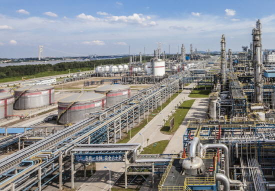 SK종합화학과 중국 시노펙이 합작해 설립한 중한석화 전경. ⓒ SK이노베이션