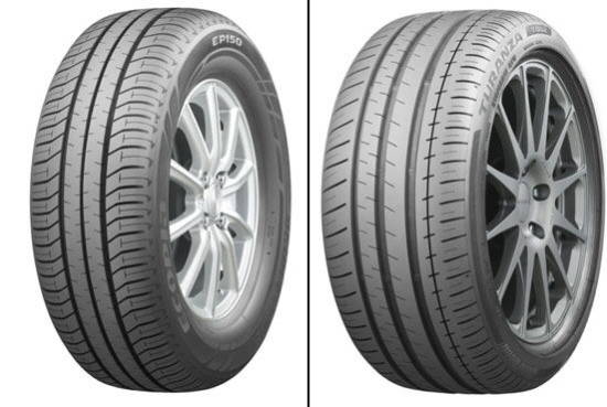 왼쪽부터 에코피아 ep150, 투란자 T002. ⓒ 브리지스톤 코리아