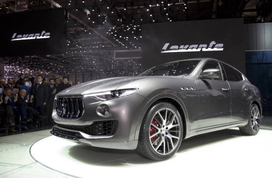 마세라티가 제네바에서 선보인 브랜드 최초 SUV '르반떼'는 콰트로포르테, 그란투리스모 등 기존 세단과 스포츠카 장점을 SUV 특성에 맞춰 계승·발전시킨 모델이다. Ⓒ FMK