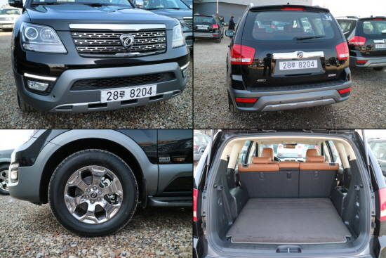 더 뉴 모하비는 기존 모하비의 웅장한 디자인에 강인함과 고급감을 더해 최고급 SUV의 이미지를 구현했다. = 노병우 기자