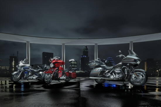 2016년 'CVO' 모터사이클 라인업. ⓒ 할리데이비슨 코리아