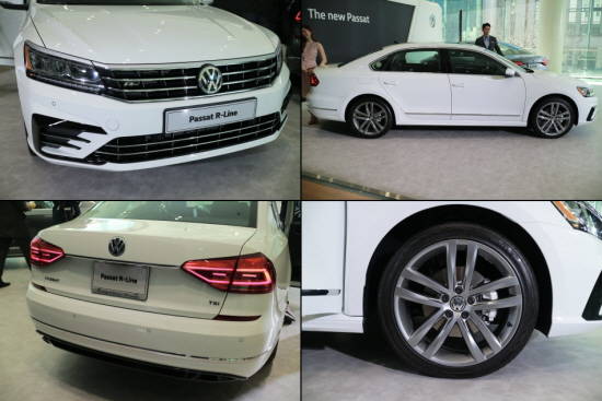 파사트 역사상 가장 세련되고 웅장한 외관 디자인을 갖춘 신형 파사트. = 노병우 기자