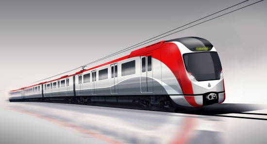 현대로템이 제작·납품할 이스탄불 전동차 조감도. ⓒ 현대로템