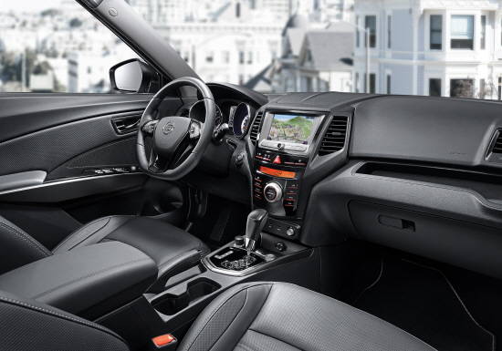 티볼리 에어의 실내디자인은 최적화된 공간 속의 다이내믹함을 강조하고 있다. ⓒ 쌍용자동차