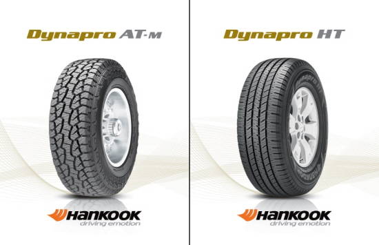 왼쪽부터 다이나프로 AT-M, 다이나 프로 HT. ⓒ 한국타이어