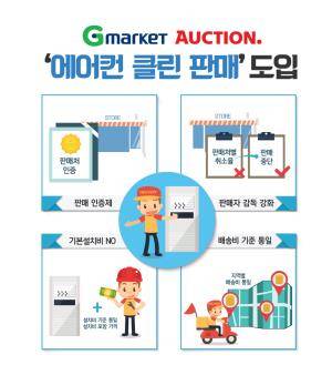 G마켓과 옥션이 에어컨 클린 판매제도를 도입한다. ⓒ 이베이코리아