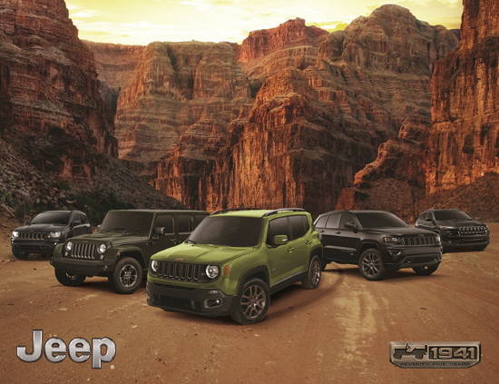 최초 지프차 '윌리스 MB' 탄생 75주년을 맞아 출시된 지프 75주년 스페셜 에디션은 외관에 새겨진 75주년 기념 배지와 곳곳 브론즈 색상으로 포인트 준 인테리어 요소 등 브랜드 헤리티지를 강조한 디자인 요소들이 대거 적용됐다. Ⓒ FCA 코리아