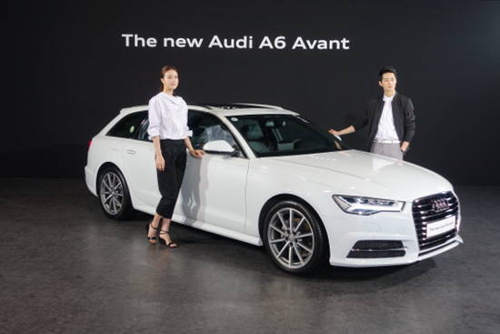 아우디 베스트셀링 모델인 A6에 보다 우아하고 모던한 디자인과 실용성을 더한 '더 뉴 A6 아반트'. = 노병우 기자