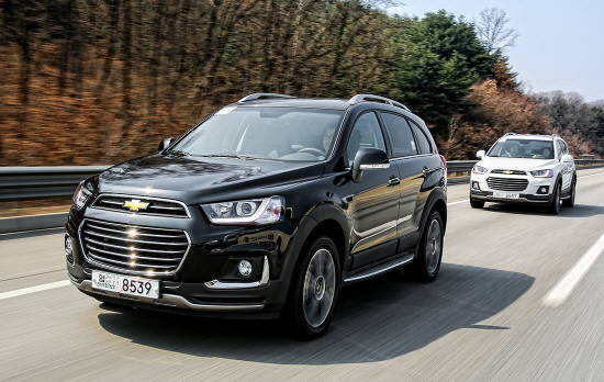 GM의 SUV 전용 아키텍처를 기반으로 진화를 거듭해 온 정통 SUV 캡티바. ⓒ 한국GM