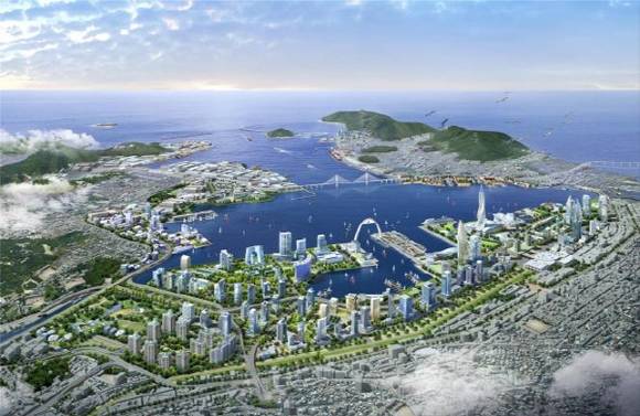 북항 그랜드 마스트플랜 조감도. ⓒ 부산시청