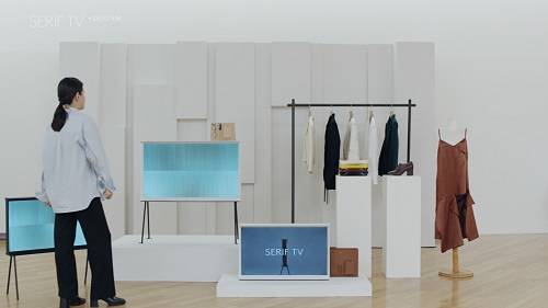 삼성전자가 지난 3월 내놓은 세리프TV. ⓒ 삼성전자