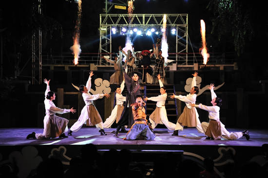 광주시립극단 뮤지컬 '전우치'가 총 9회 공연, 누적관객 5000여명을 기록하고 지난 3일 3주간 대장정을 마쳤다. ⓒ 광주광역시립극단