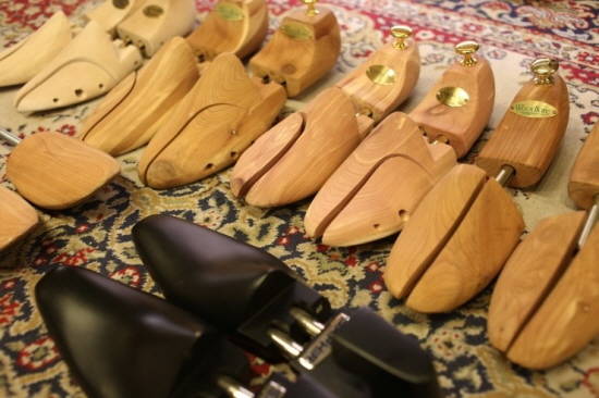 구두의 변형을 막기 위해 사용되는 구두 골(슈트리). = 노병우 기자