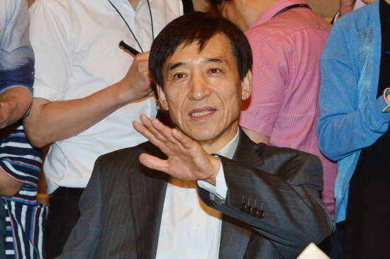 이주열 한국은행 총재가 21일 오전 서울 중구 한국은행에서 열린 '금융협의회'에 참석해 인사말을 하고 있다. ⓒ 뉴스1