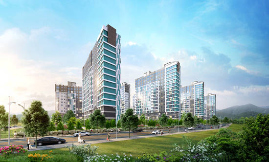 '효천1지구 중흥S-클래스' 조감도. ⓒ 중흥건설