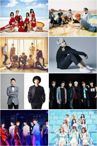 한류 메가이벤트 '2016 부산원아시아페스티벌'에 출연하는 정상급 한류 가수들의 2차 라인업이 추가로 공개되며 뜨거운 반향을 불러일으키고 있다. ⓒ 부산관광공사