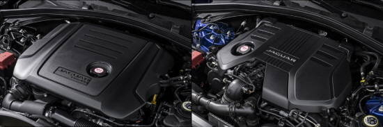 (왼쪽부터)2.0 인제니움 디젤엔진, 3.0 터보 디젤엔진. ⓒ 재규어 랜드로버 코리아