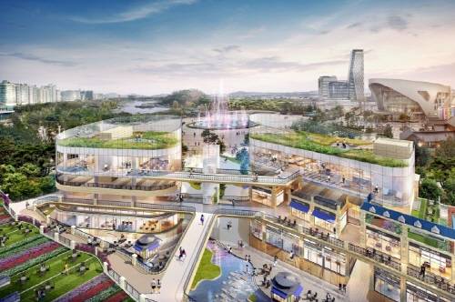 일산호수공원 가로수길 상가시설. ⓒ 투자의신