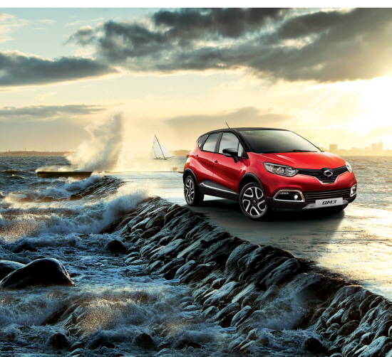 QM3는 스페인에서 생산되는 수입차로, 물량을 전량 수입하고 있다. 국내브랜드가 판매하는 수입차인 셈이다. ⓒ 르노삼성자동차