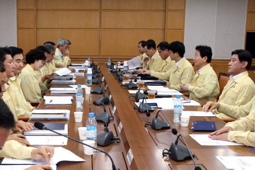 22일 열린 간부회의 모습. ⓒ 창원시청
