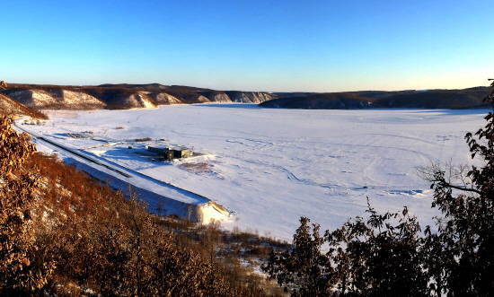 중국 헤이룽장성 헤이허 지역에 위치한 현대모비스 동계 주행시험장. ⓒ 현대모비스