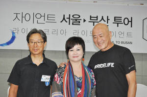 이번 '라이드 코리아 라이드 자이언트' 행사에는 토니 로 CEO의 배우자인 미미 여사도 함께 한다. = 김경태 기자