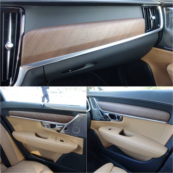 천연 우드트림과 나파 가죽 등의 천연소재로 완성도 높게 마감된 인테리어. = 노병우 기자