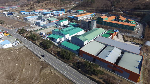 진주시 문산읍에 조성된 생물산업전문농공단지. ⓒ 진주시청