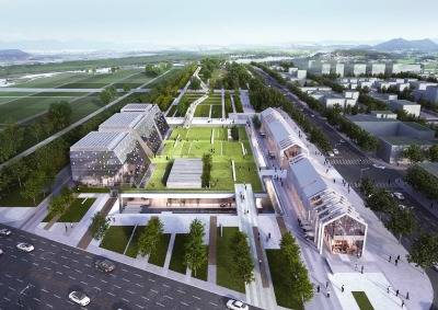 광양시 '전남도립미술관' 설계공모 당선작 조감도 ⓒ 광양시