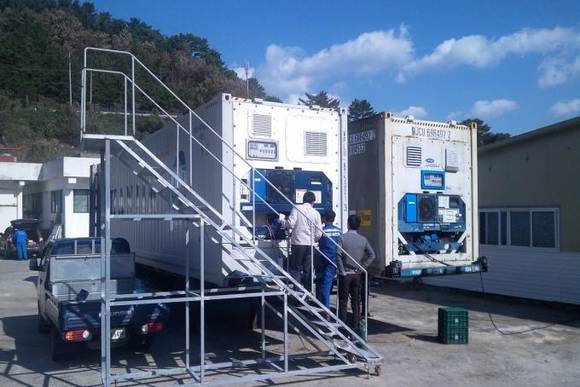 활어수산물 특수컨테이너 ⓒ 경남도