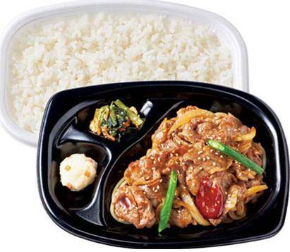 '홋토못토'의 야키니쿠벤토(보통540엔, 특680엔). ⓒ홋토못토 홈페이지