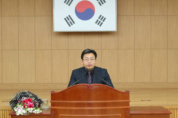 서병재 전남도교육청 부교육감 취임식 장면 =전남교육청
