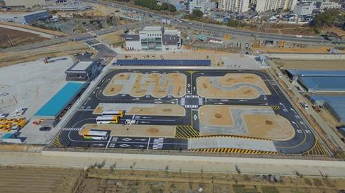 오는 20일 부터 운영 할 광양운전면허시험장 전경 모습 ⓒ 광양시