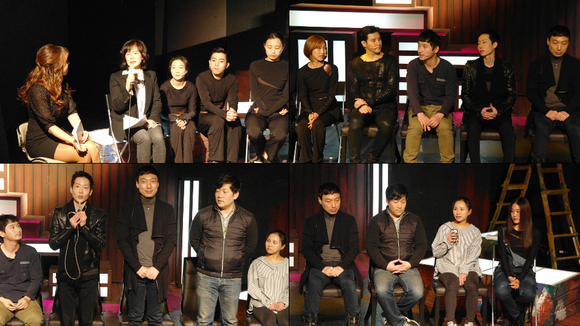 왼쪽 위부터 시계방향으로 △김효선 작가 △박상우 연출가 △ 한신애 안무가 △왼쪽부터 오세준, 정희재, 조성복 음향연출가. ⓒ 프라임경제