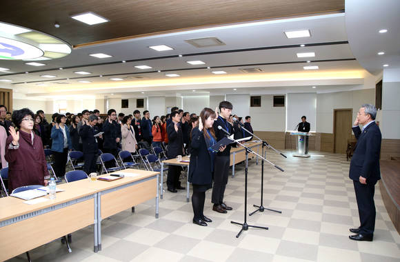 하동군이 공무원 반부패 청렴교육을 실시하고 있다. ⓒ 하동군