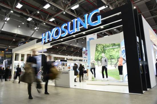 효성은 8일부터 오는 10일까지 대구 엑스코에서 열리는 대구국제섬유박람회(PID)에 10개 협력업체와 공동으로 참여했다. ⓒ 효성