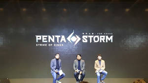 왼쪽부터 백영훈 부사장, 한지훈 사업본부장, 박헌준 사업부장. = 김경태 기자